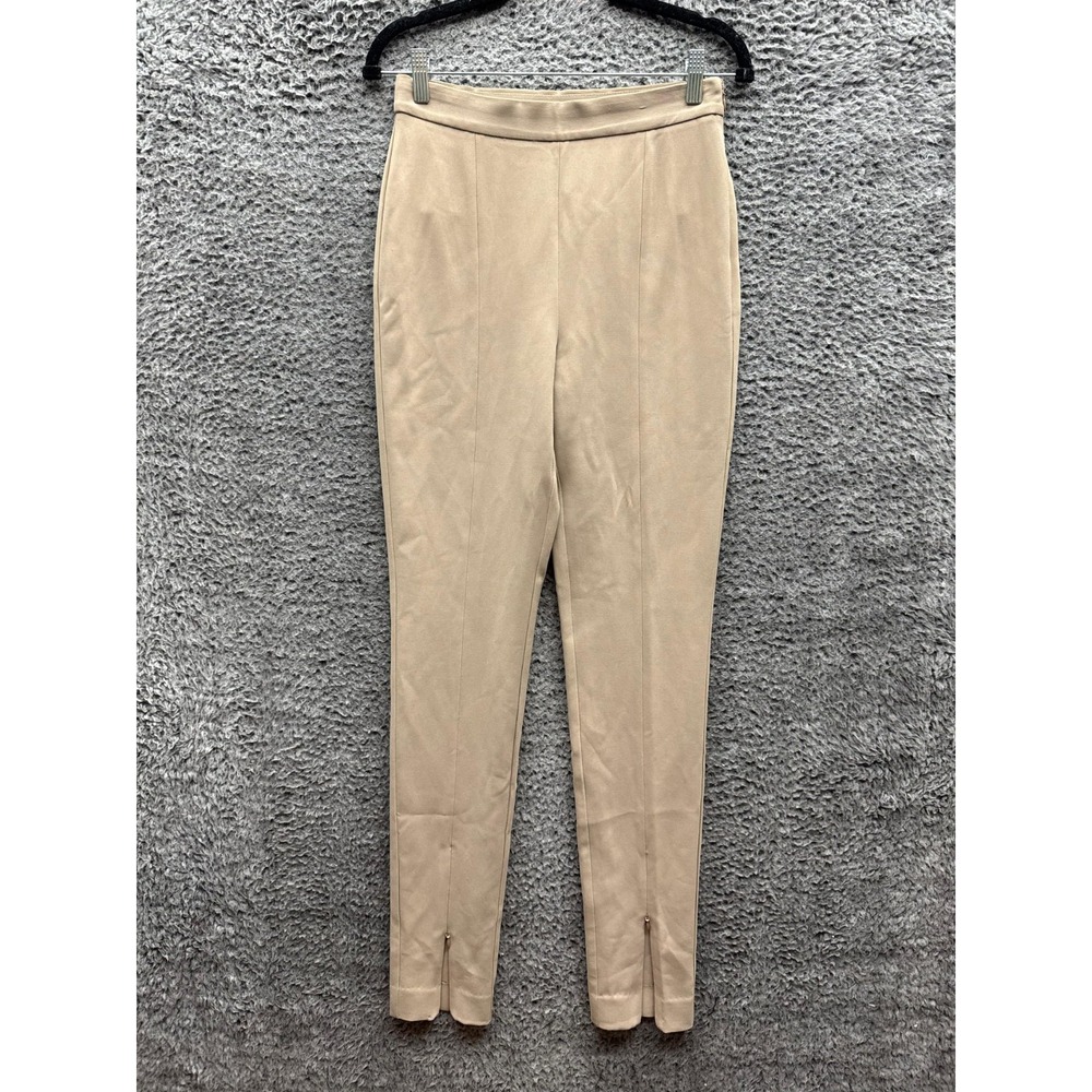 Aritzia Babaton High Rise Tapered Dress Pants Trousers Beige Womens Size 6